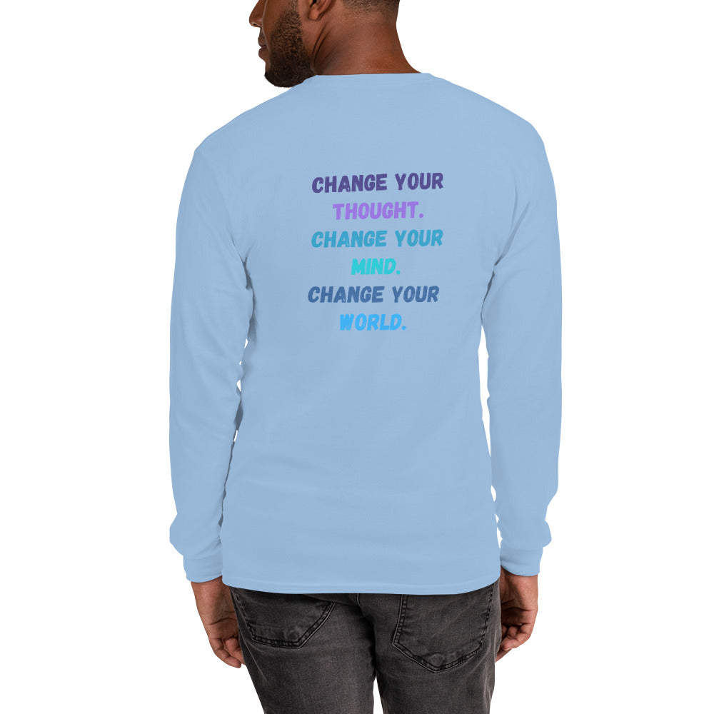 Embroidery "Change Your World" Long Sleeve