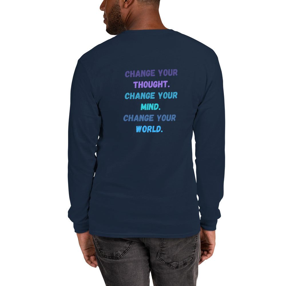 Embroidery "Change Your World" Long Sleeve