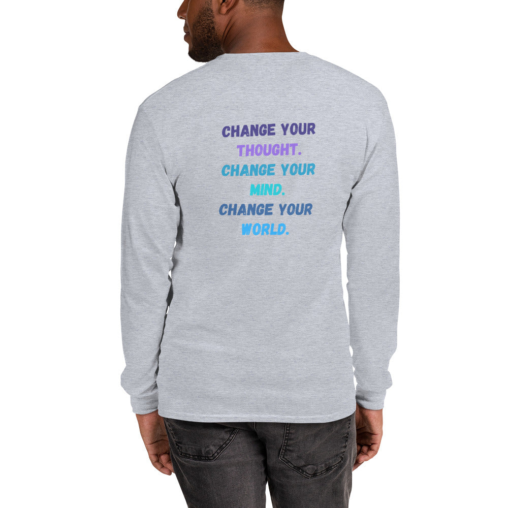 Embroidery "Change Your World" Long Sleeve