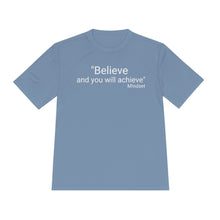 Load image into Gallery viewer, &quot;Believe achieve&quot; Unisex Moisture Absorbing Tee
