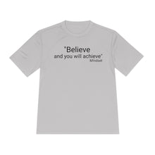 Load image into Gallery viewer, &quot;Believe achieve&quot; Unisex Moisture Absorbing Tee
