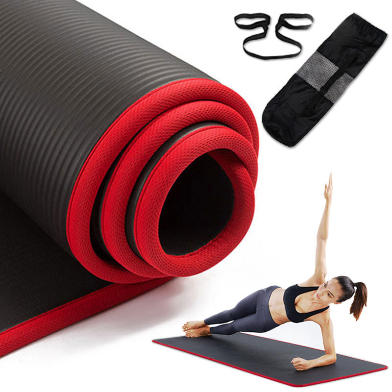10mm Yoga Mat Extra Thick 1830*610mm NRB Non-slip Pillow Mat For Men Women