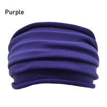 Load image into Gallery viewer, Non-slip Elastic Folds Yoga Hairband Fashion Wide Sports Headband - Running Accessories Summer Stretch Hair Band
