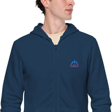 Load image into Gallery viewer, Unisex Embroidery Zip Hoodie
